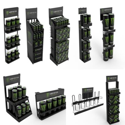 Customized Pegboard Floor Display Stand Metal Display Rack