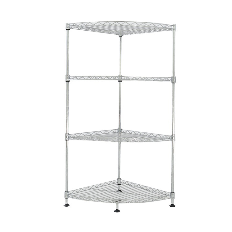 Non-sandard-wire-shelving-1-4.jpg Polygonal Corner Shelf Metal Non-standard Wire Shelving