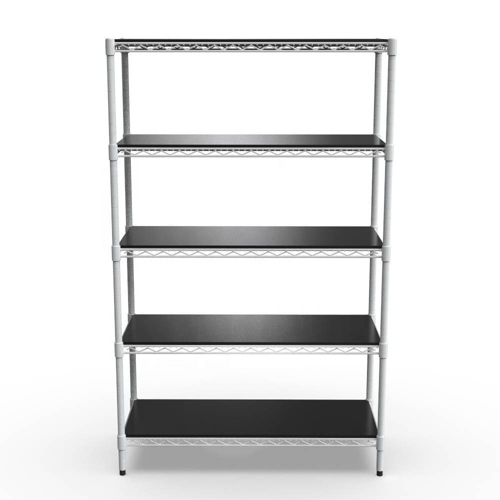 Black Panel Metal White Non-standard Wire Shelving
