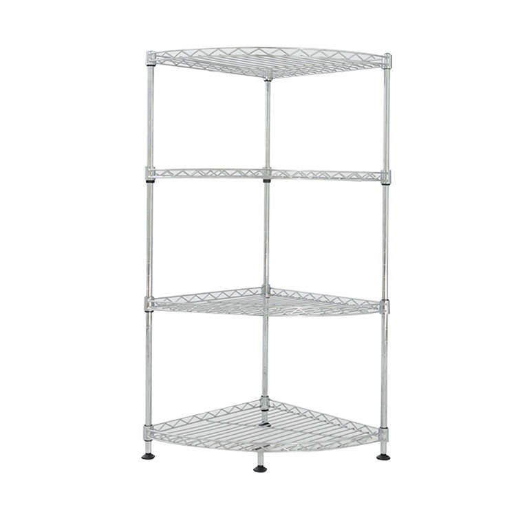 Polygonal Corner Shelf Metal Non-standard Wire Shelving