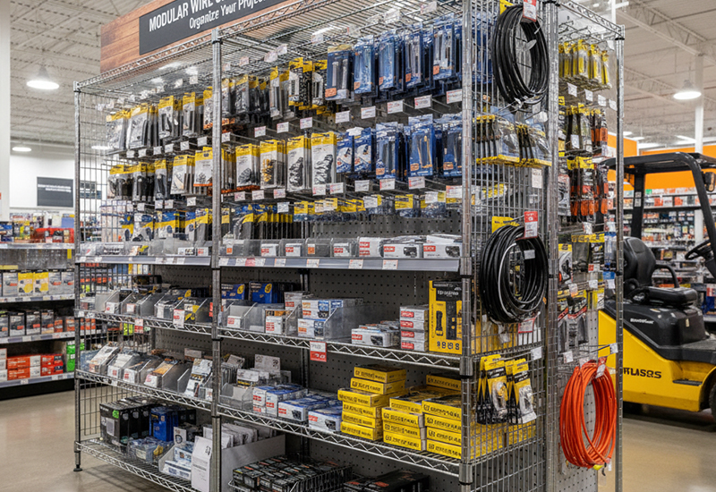 Non-standard Wire Shelving