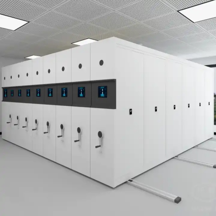 Cold Room Mobile Shelving System Office Storage Shelving