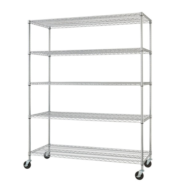 Wire-Shelving-2.jpg Commercial Cold Storage Room Multilayer Wire Shelving