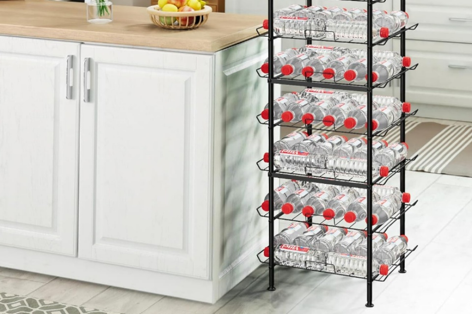 Beverage Cabinet Wire Shelving