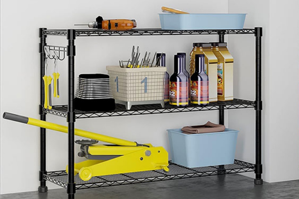 أرفف سلكية متعددة الطبقات لغرفة التخزين البارد التجارية