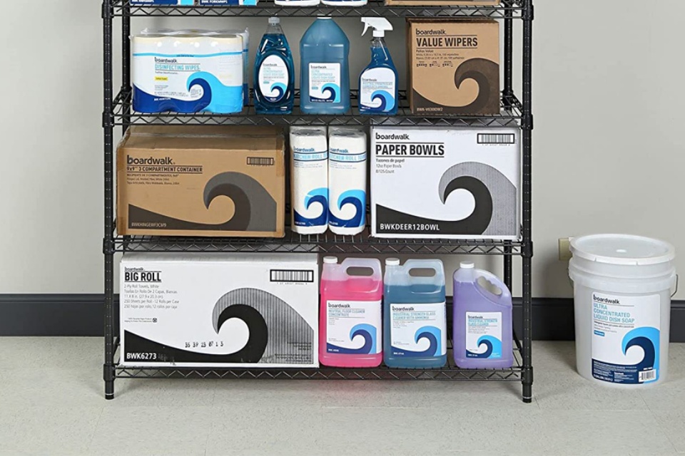 أرفف سلكية متعددة الطبقات لغرفة التخزين البارد التجارية