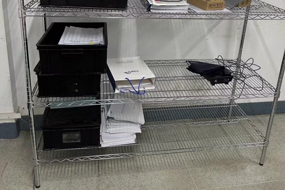 Low Temperature Storage Room Multilayer Wire Shelving